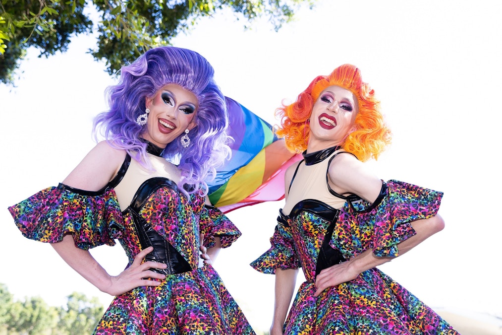 Human rainbow flag launches Moreton Bay PrideFest
